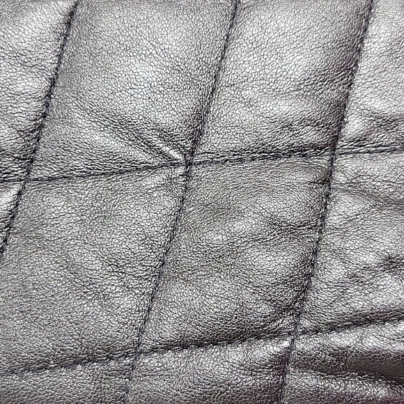 Vintage Quilted Leather Short/Jacket Coat Size 2XL - Picture 3 of 8